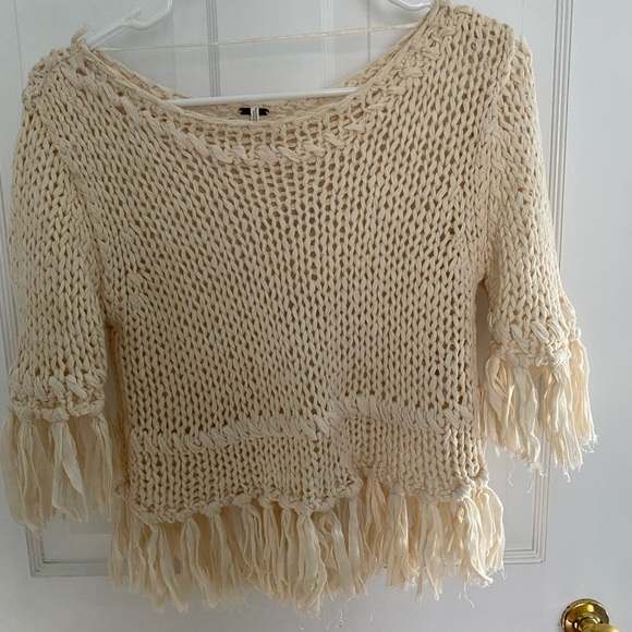Free People Tops - Free People On the Fringe Pullover